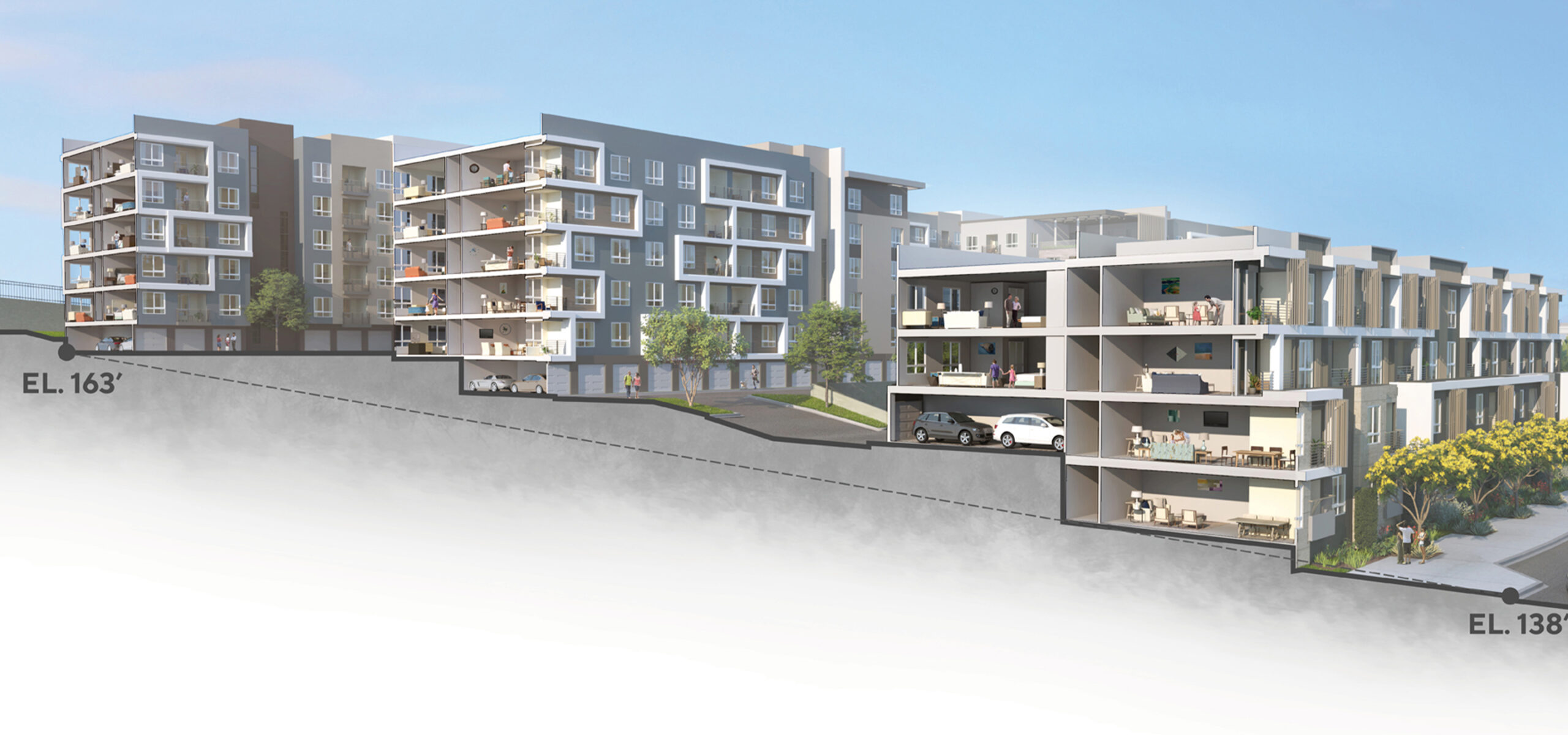 Profile of building to show HyTuck design