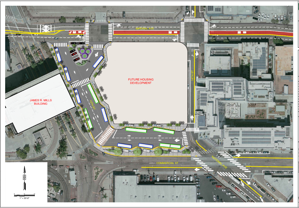12th and Imperial Bus Reconfiguration
