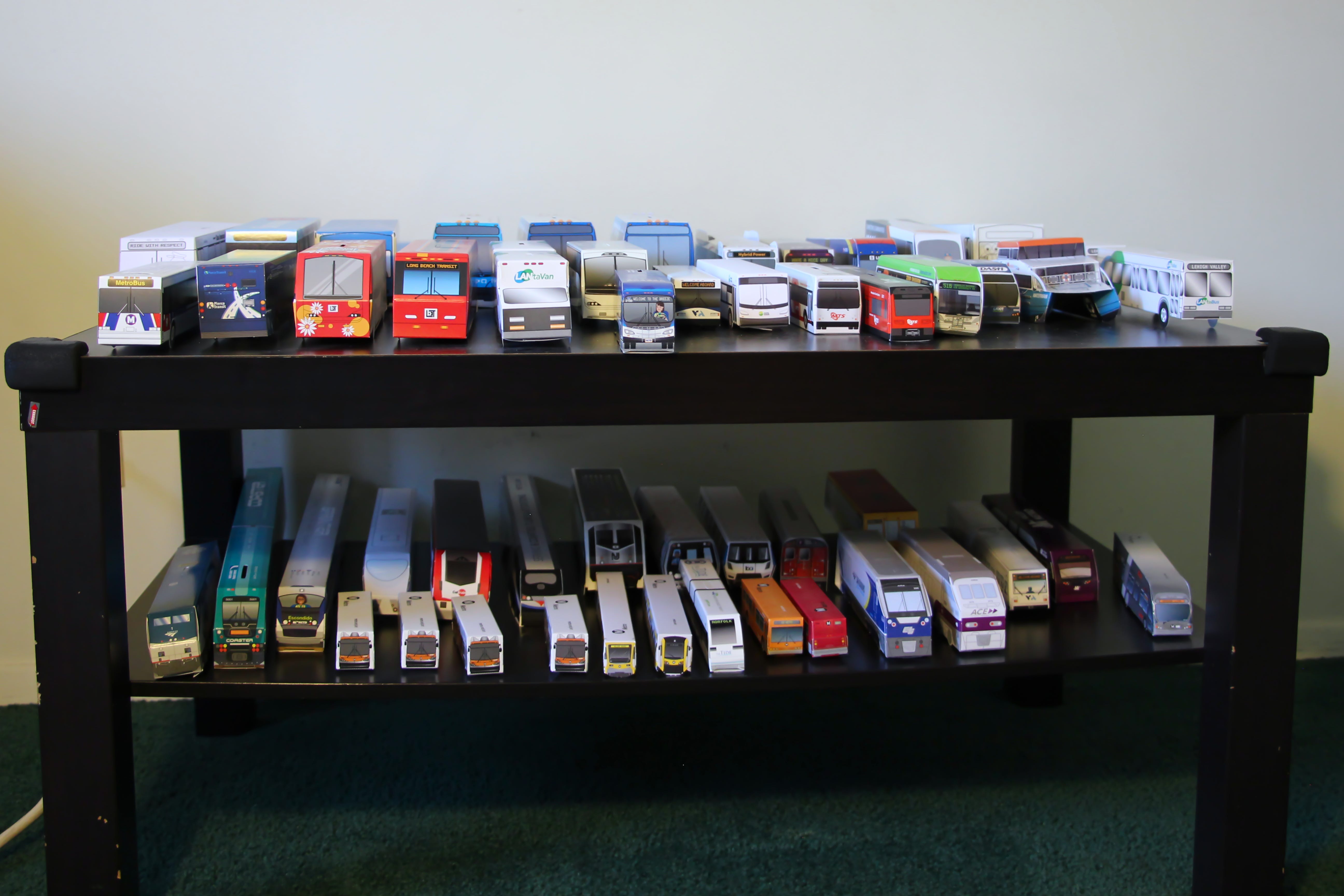 You should collect paper trains.