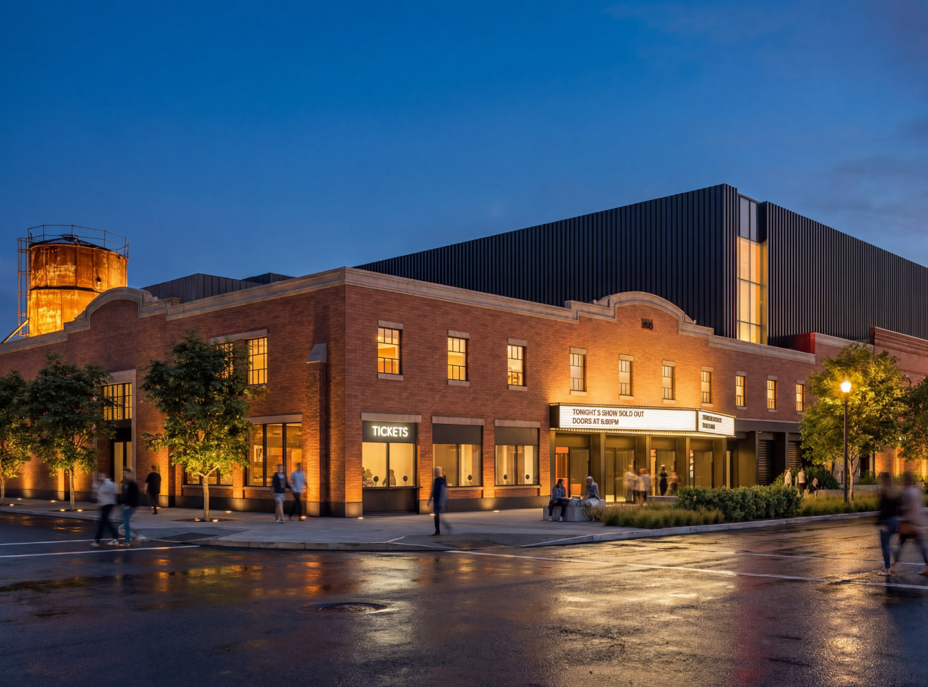 Wonder Bread Building Performing Arts Conversion